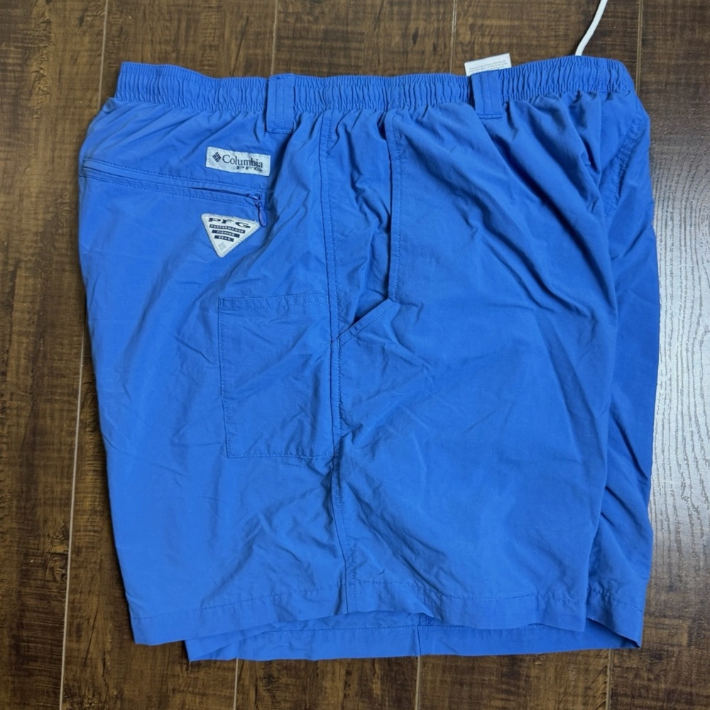 Columbia PFG Blue Shorts Mens Size L Omni-Shade Fishing Swimming Outdoor Active